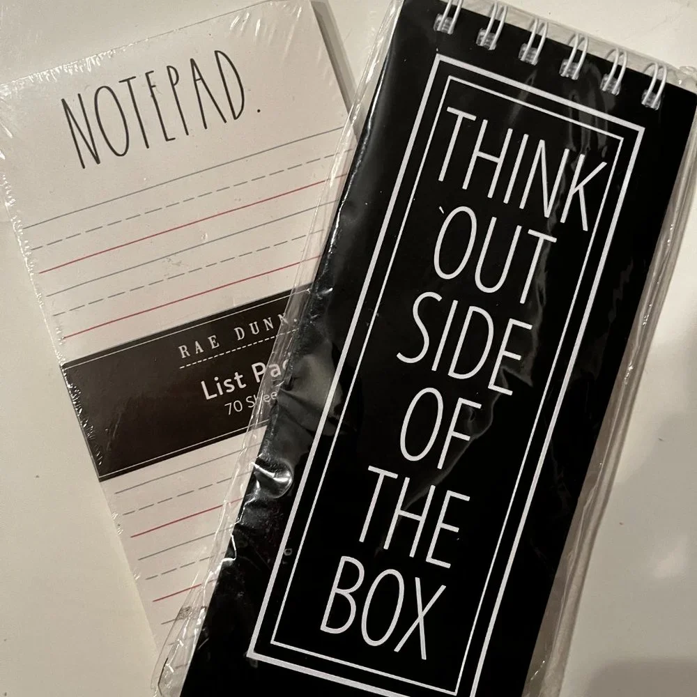 To Do Lists / Note pads / Notebooks  (Rae Dunn and Other)‎ (new)